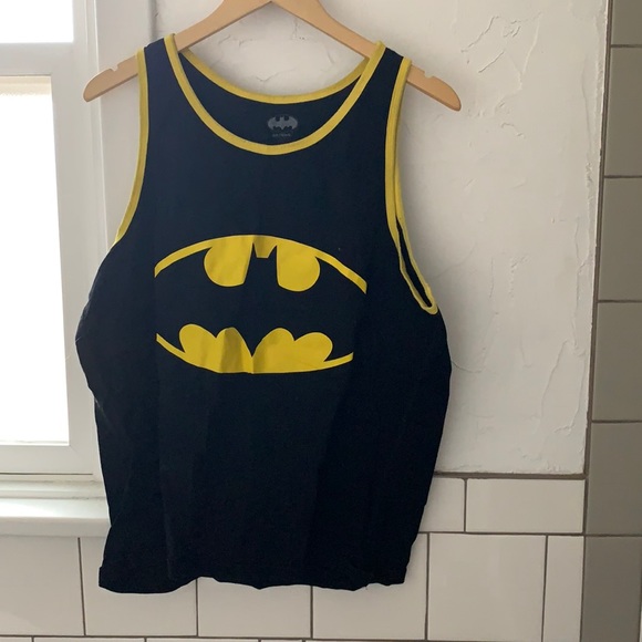 Mens Large Batman Muscle Shirt 